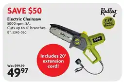 Home Hardware Electric Chainsaw offer
