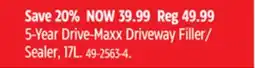 Canadian Tire Black Jack 5-Year Drive-Maxx Driveway Filler/sealer, 17L offer