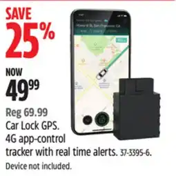 Canadian Tire Car Lock GPS offer