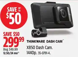 Canadian Tire X850 Dash Cam. 1440p offer