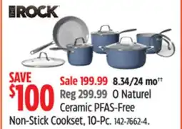 Canadian Tire The Rock O Naturel Ceramic PFAS-Free Non-Stick Cookset, 10-Pc offer