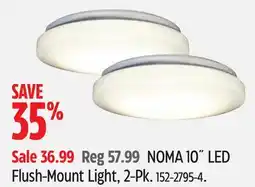 Canadian Tire NOMA 10 LED Flush-Mount Light, 2-PK offer