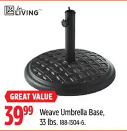 Canadian Tire Weave Umbrella Base offer