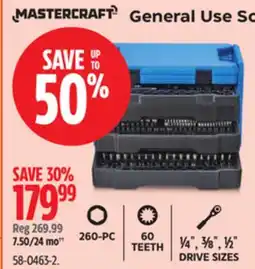 Canadian Tire MASTERCRAFT Socket Set offer