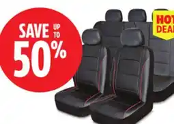 Canadian Tire Red Piping Sport Seat Cover Kit. Universal fit offer