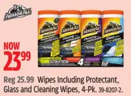 Canadian Tire Armor All Wipes Including Protectant, Glass and Cleaning Wipes offer