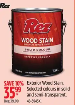 Canadian Tire Exterior Wood Stain offer