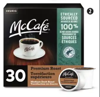 Canadian Tire Selected McCafe K-Cup Coffee Pods offer