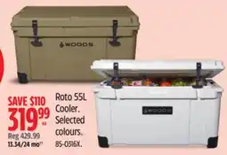 Canadian Tire Woods Roto 55L Cooler offer