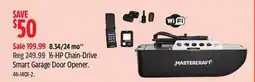Canadian Tire 1/2-HP Chain-Drive Smart Garage Door Opener offer