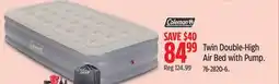 Canadian Tire Twin Double-High Air Bed with Pump offer