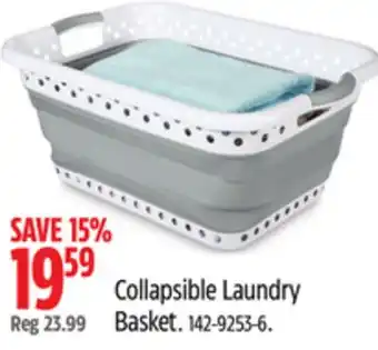 Canadian Tire Type A Collapsible Laundry Basket offer