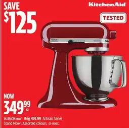 Canadian Tire Artisan Series Stand Mixer offer