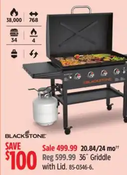Canadian Tire Blackstone 36˝ Griddle with Lid offer
