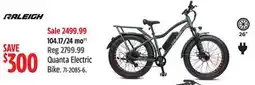 Canadian Tire Raleigh Quanta Electric Bike offer