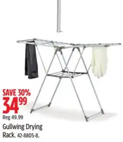 Canadian Tire Gullwing Drying Rack offer