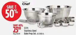 Canadian Tire MASTER Chef 12-Pc Stainless-Steel Bake Prep Set offer