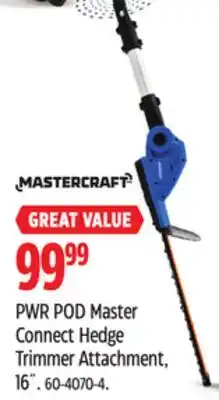 Canadian Tire PWR POD Master Connect Hedge Trimmer Attachment, 16˝ offer