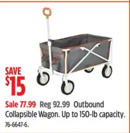 Canadian Tire Outbound Collapsible Wagon offer