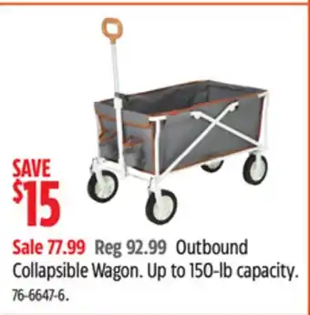 Canadian Tire Outbound Collapsible Wagon offer