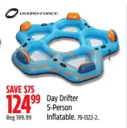 Canadian Tire Hydro Force Day Drifter 5-Person Inflatable offer