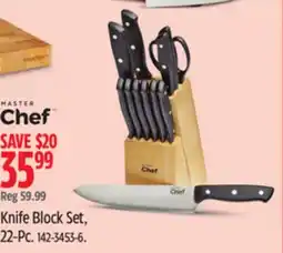 Canadian Tire Knife Block Set, 22-Pc offer