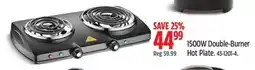 Canadian Tire MASTER Chef 1500W Double-Burner Hot Plate offer