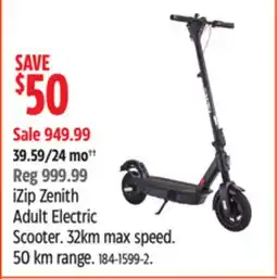 Canadian Tire iZip Zenith Adult Electric Scooter offer