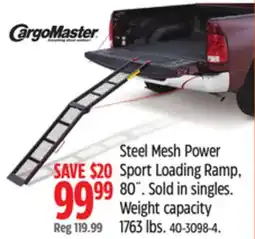 Canadian Tire Cargomaster Steel Mesh Power Sport Loading Ramp, 80˝ offer