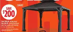 Canadian Tire Canvas Skyline Aluminum Hard Top Gazebo with Netting offer