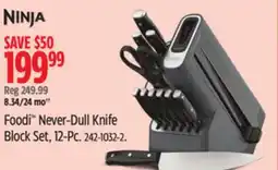 Canadian Tire Ninja Foodi Never-Dull Knife Block Set, 12-Pc offer