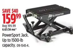 Canadian Tire MotoMaster PowerSport Jack offer