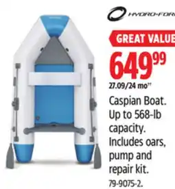 Canadian Tire Caspian Boat offer