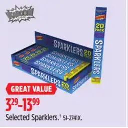 Canadian Tire Kaboom Selected Sparklers† offer