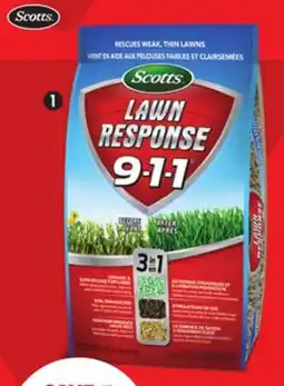 Canadian Tire Scotts Lawn Response 9-1-1 Grass offer