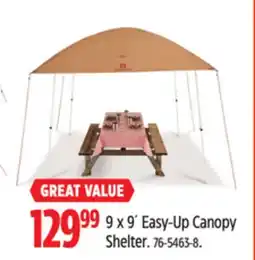 Canadian Tire 9 x 9´ Easy-Up Canopy Shelter offer