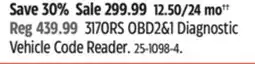 Canadian Tire INNOVA 3170RS OBD2&1 Diagnostic Vehicle Code Reader offer