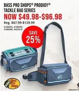 Cabela's BASS PRO SHOPS PRODIGY TACKLE BAG SERIES offer