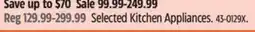 Canadian Tire Selected Kitchen Appliances offer
