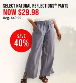 Cabela's SELECT NATURAL REFLECTIONS PANTS offer