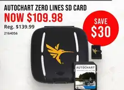 Cabela's HUMMINBIRD AUTOCHART ZERO LINES SD CARD offer