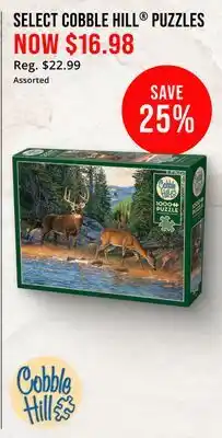 Cabela's SELECT COBBLE HILL PUZZLES offer