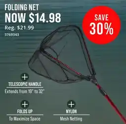 Cabela's FOLDING NET offer