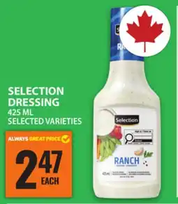 Food Basics SELECTION DRESSING offer