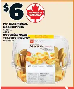 Valu-mart BOUCHÉES NAAN TRADITIONNEL PCMD offer