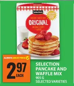 Food Basics SELECTION PANCAKE AND WAFFLE MIX offer