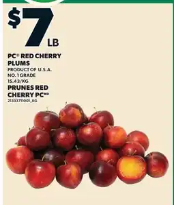 Valu-mart PRUNES RED CHERRY PCMD offer