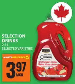 Food Basics SELECTION DRINKS offer