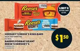 Valu-mart BARRES FORMAT GÉANT REESE'S HERSHEY'S offer