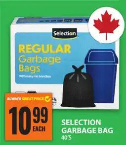 Food Basics SELECTION GARBAGE BAG offer